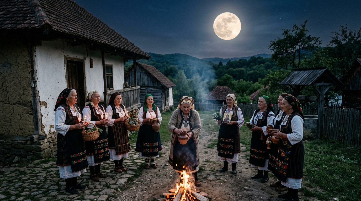 Svetlost i senke: Snaga mesečevih mena: Kako pun mesec utiče na vlaške rituale u tradiciji Homolja