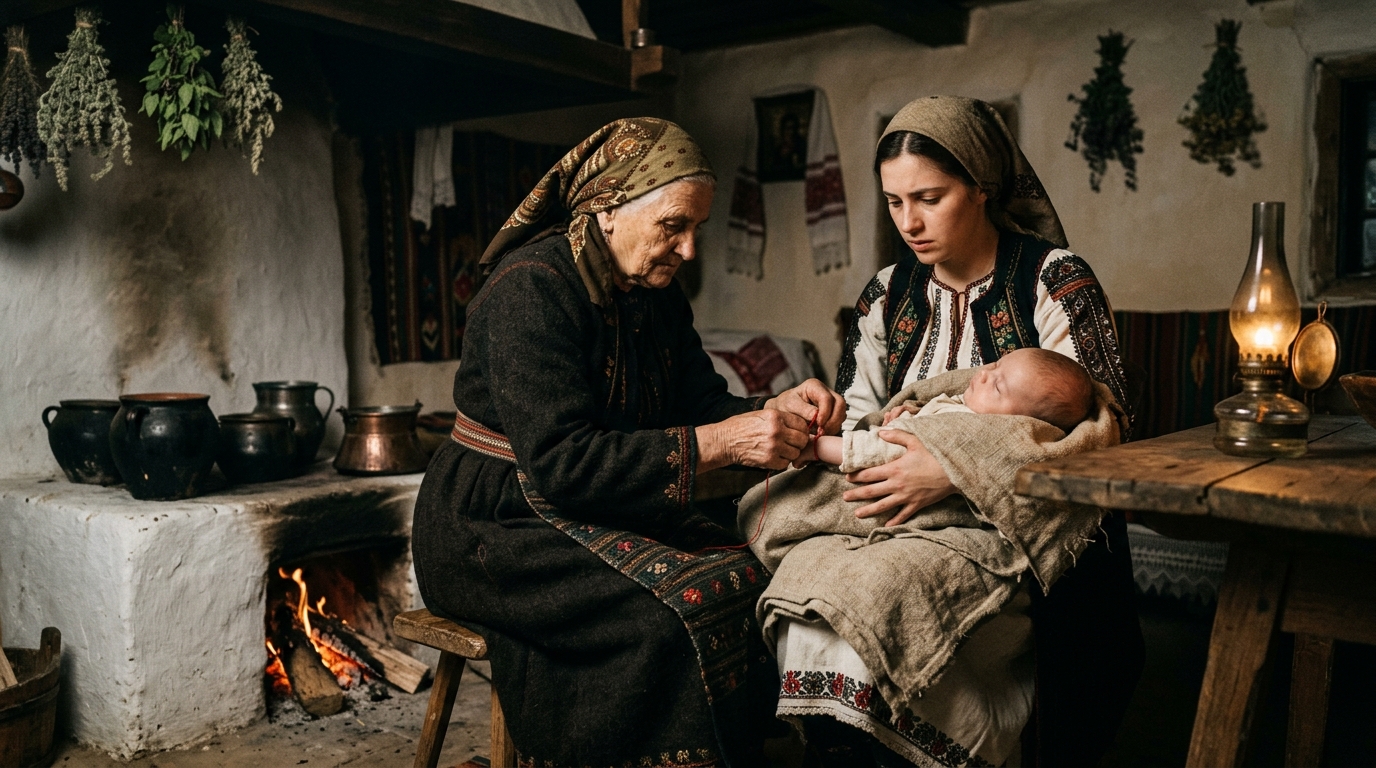 Svetlost i senke: Rođenje deteta: Magijski obredi za zaštitu novorođenčeta u tradiciji Vlaha